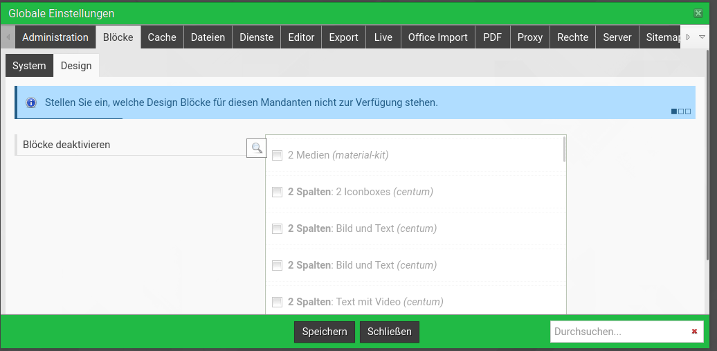 Globale Einstellungen _ Blöcke _ Design