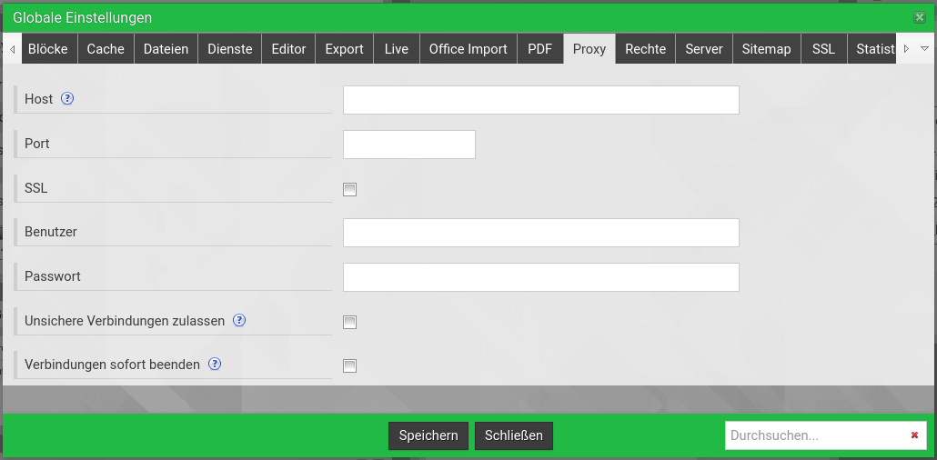 Globale Einstellungen _ Proxy