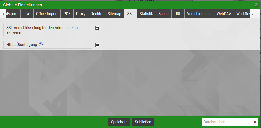 Globale Einstellungen _ SSL