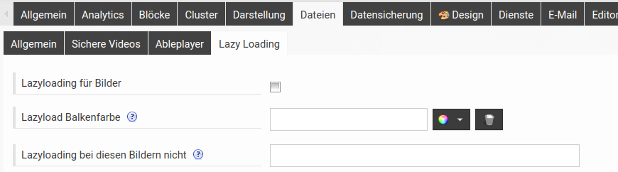 Mandanteneinstellungen _ Dateien _ Lazy Loading 2