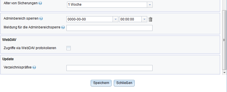 Globale Einstellungen Verschiedenes2 Globale Einstellungen Verschiedenes2